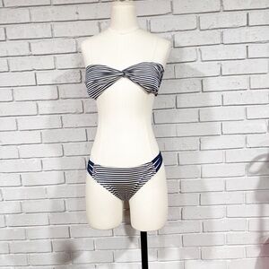 Victoria Secret’s Striped Bandeau Bikini Set